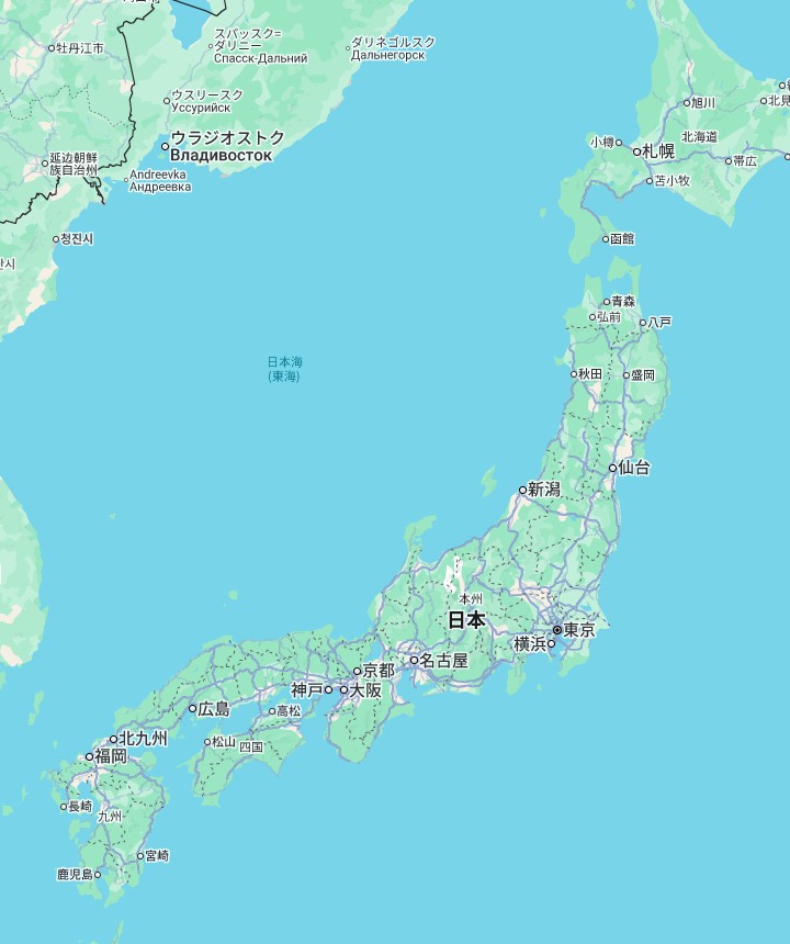 全国のGYM FIELDスタジオの分布